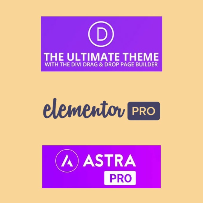 Gig Preview - Install divi theme, elementor pro, astra pro with license