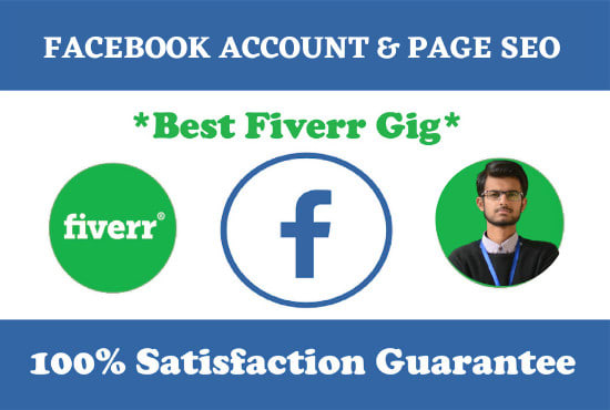 Gig Preview - Create facebook account, page and do SEO