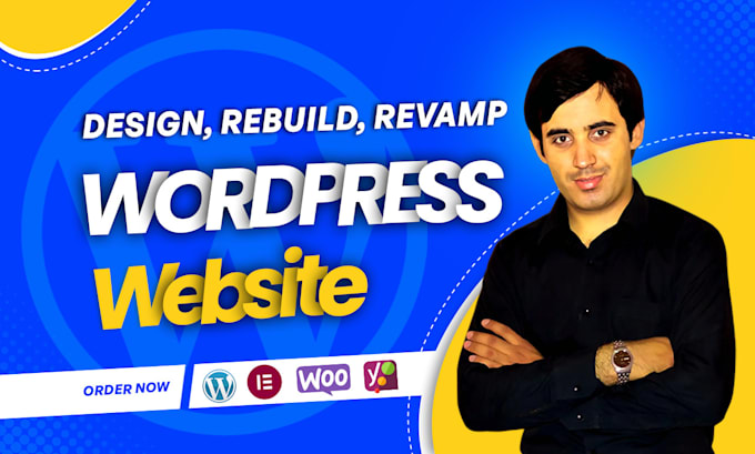 Gig Preview - Design, rebuild, edit, revamp wordpress website or redesign elementor website