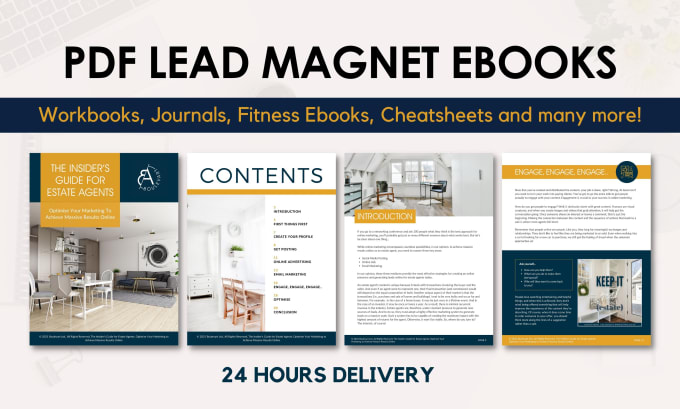 Gig Preview - Design lead magnet, ebook layout or workbook