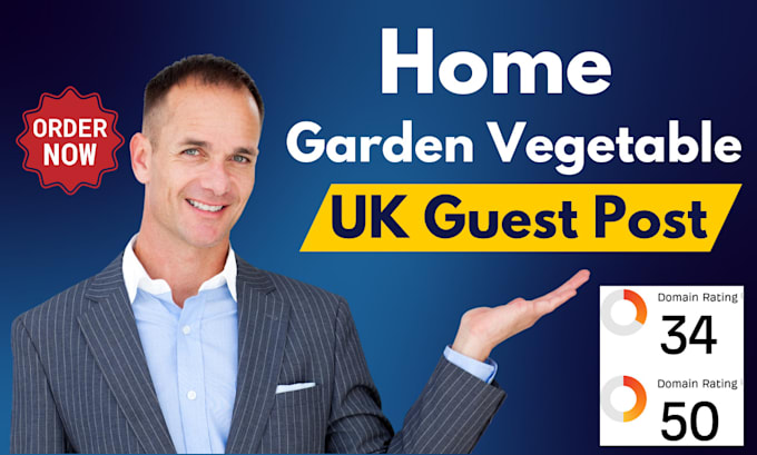 Gig Preview - Publish home garden vegetable article to provide UK guest post backlink