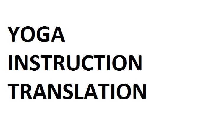 Gig Preview - Translate your yoga instructions into chinese