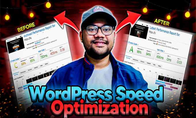 Gig Preview - Do wordpress speed optimization google page speed insights