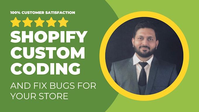 Gig Preview - Do shopify custom coding and fix bugs for your store