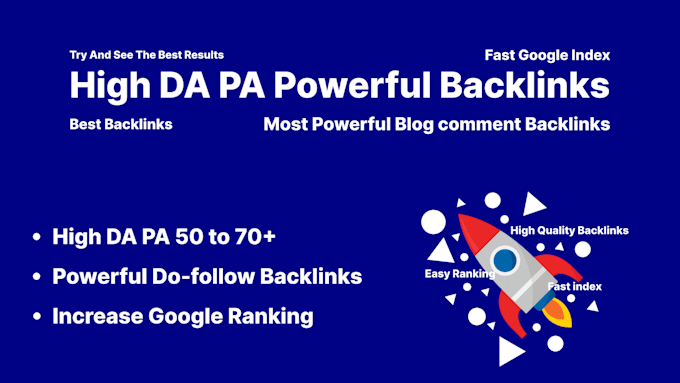 Gig Preview - Build 120 unique pr10 backlinks on da 50 to 70 websites