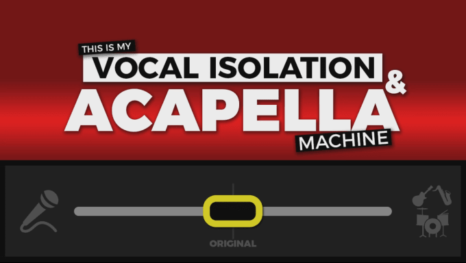 Gig Preview - Extract vocals, remove instruments isolate vocals make acapella