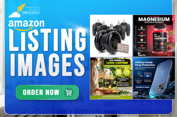 Gig Preview - Design amazon listing images, a plus content and product photo editing