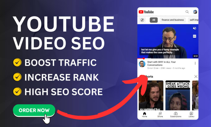 Gig Preview - Be youtube SEO expert or channel manager to do video search engine optimization