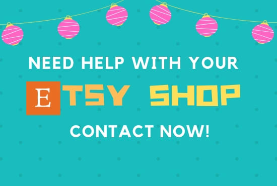 Gig Preview - Build an etsy store and etsy product listings for you