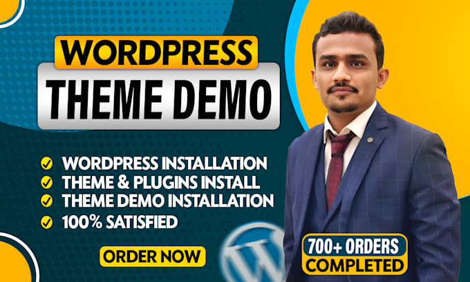 Gig Preview - Install wordpress theme and  upload demo within 2 hrs