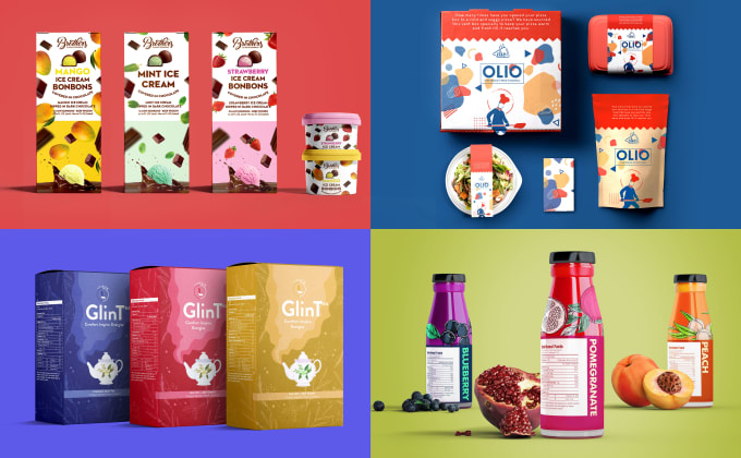 Gig Preview - Design a creative food product packaging, pouch, box design