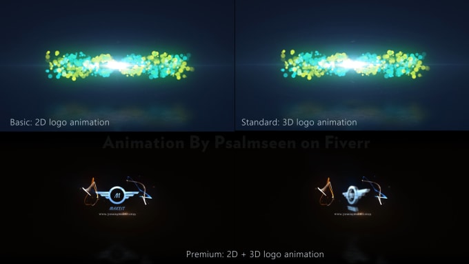 Gig Preview - Create a particle effect 2d or 3d logo animation for you