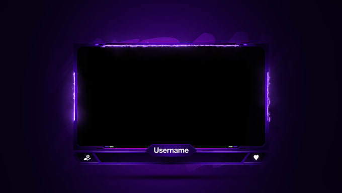 Gig Preview - Design a professional animated stream webcam overlay