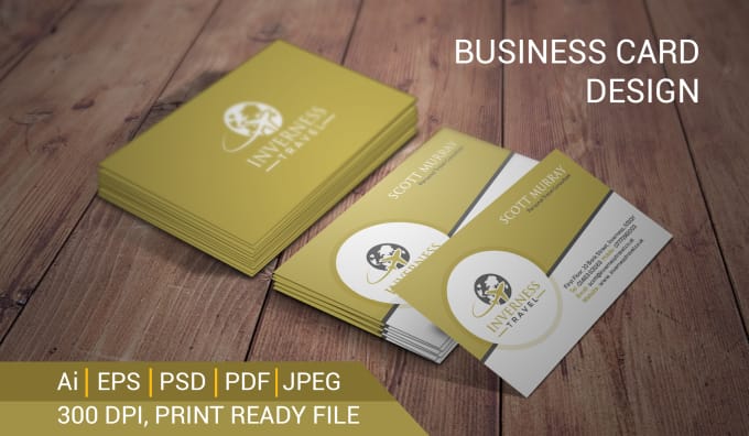 Gig Preview - Do professional business card design for you