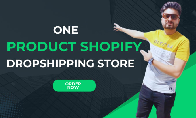 Gig Preview - Setup one product dropshipping shopify store