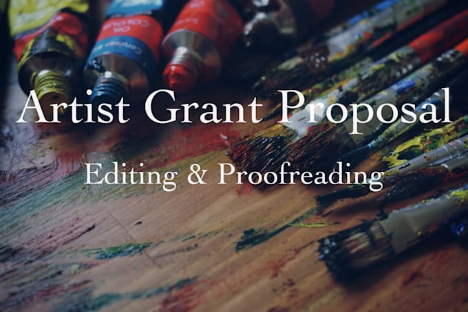 Gig Preview - Edit your artist grant proposal