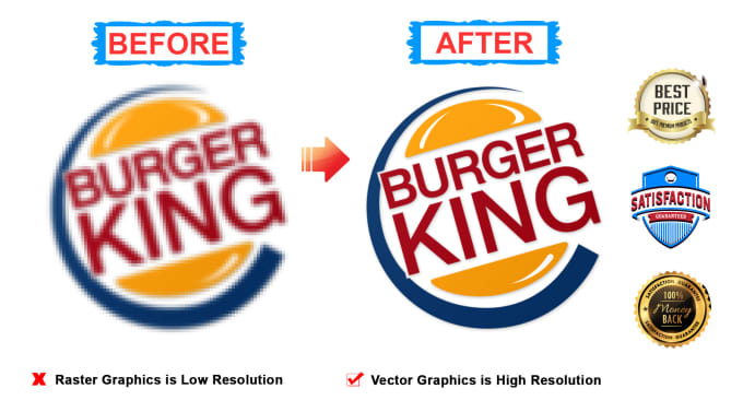 Gig Preview - Vectorize , redraw , recreate your logo or image to vector transparent file