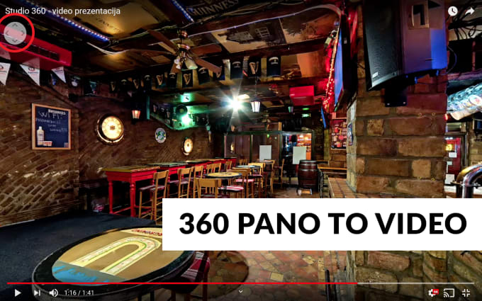 Gig Preview - Create 360 video from your spherical panoramas