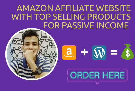 Gig Preview - Create your affiliate amazon autopilot website with top selling products