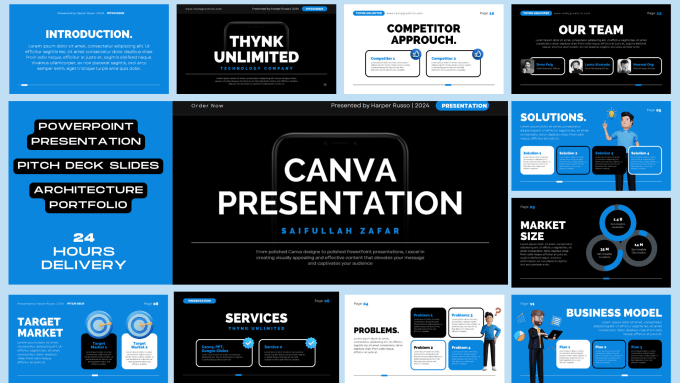 Gig Preview - Do canva and powerpoint presentation design