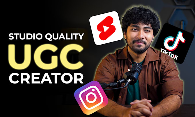 Gig Preview - Create ugc videos for reels, tiktok, studio quality