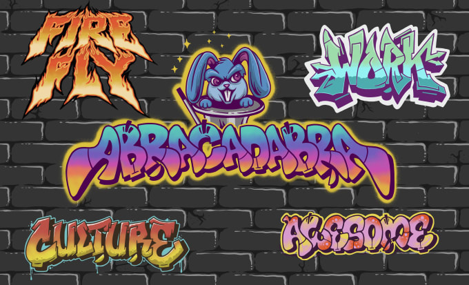 Gig Preview - Create original graffiti style for your logo or your word