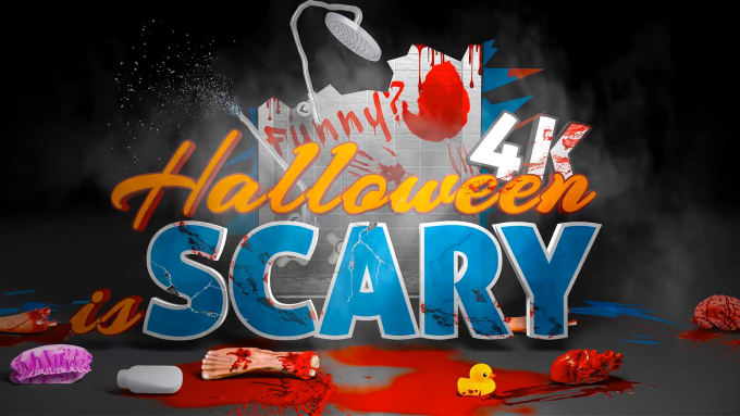 Gig Preview - Create 7 different scary horror intro logo animation in 24h