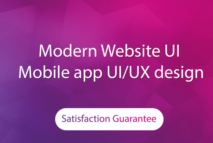 Gig Preview - Create modern website ui and mobile app ui ux design or development