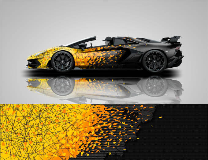 Gig Preview - Make your vehicle wrap design eye catching