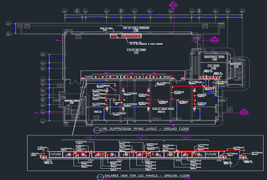 Gig Preview - Design and draw fire fighting layout for your project