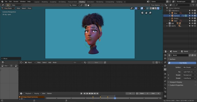 Gig Preview - Rig your 3d character in blender