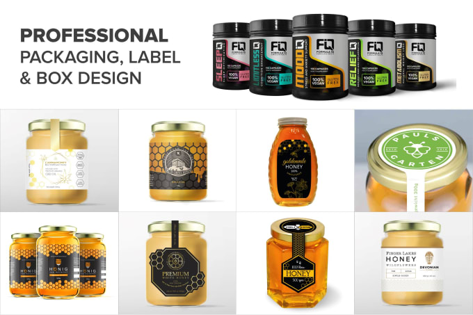 Gig Preview - Design bespoke pro packaging design for your product