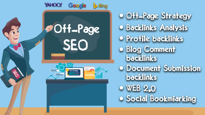 Gig Preview - Do off page SEO for rank your niche on google 1st page of