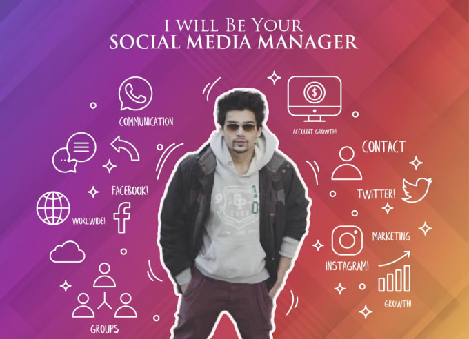 Gig Preview - Be your social media manager