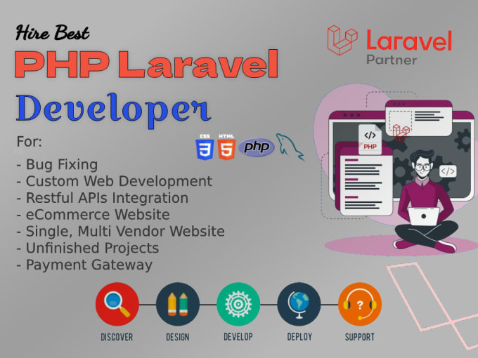 Gig Preview - Be your PHP laravel developer and do bug fixing