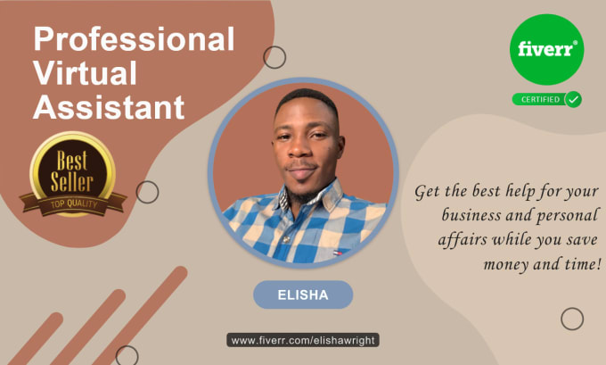 Gig Preview - Be your virtual assistant for business and personal affairs