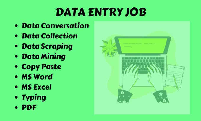 Gig Preview - Do fastest data collection, typing, and data entry job