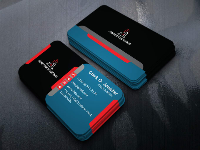 Gig Preview - Do modern unique luxury custom professional business card