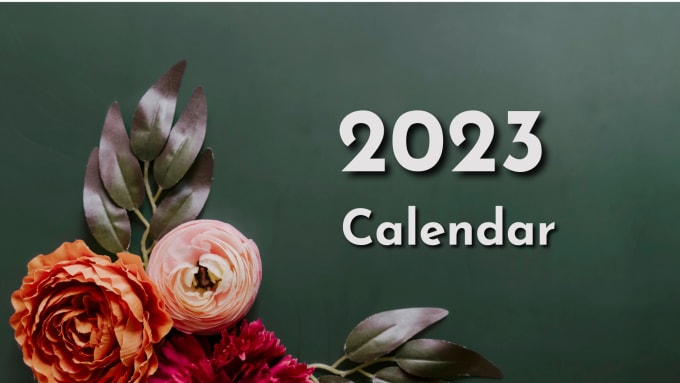 Gig Preview - Design a custom 2024 calendar