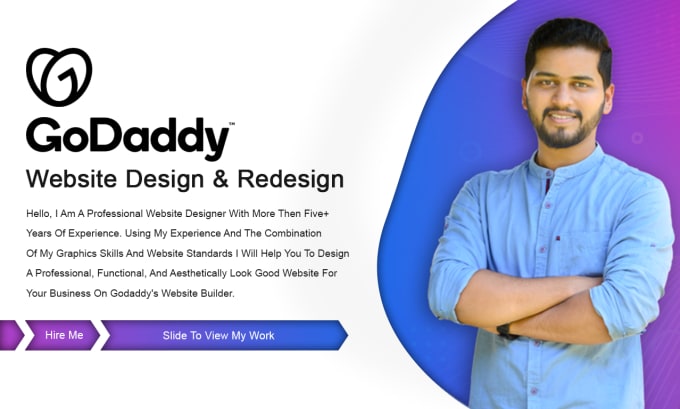 Gig Preview - Design or redesign your godaddy website