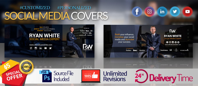 Gig Preview - Design social media covers, banners, ads and posts