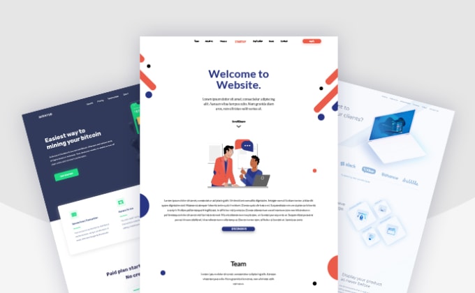 Gig Preview - Design an awesome landing page or figma template for you