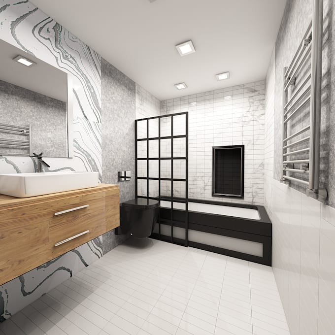 Gig Preview - Design your luxurious bathroom in 3d