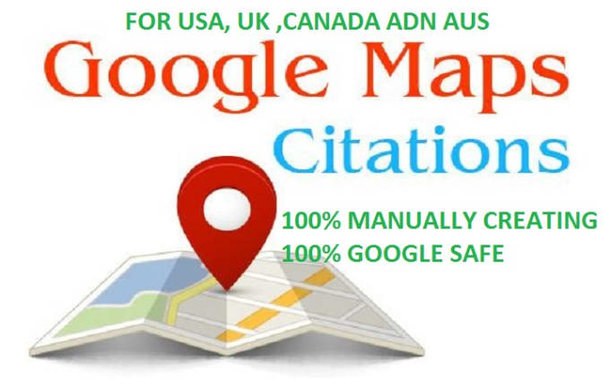 Gig Preview - Create google map citation or local listing for local seo