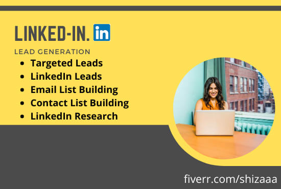 Gig Preview - Do b2b lead generation for your targeting  business through linkedin research