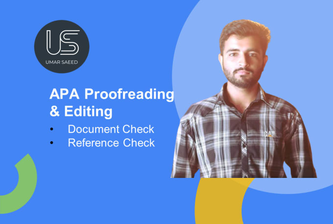 Gig Preview - Proofread your apa format document