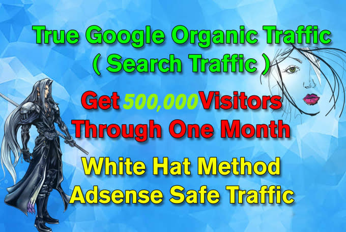 Gig Preview - Give genuine organic traffic by keyword from search engines