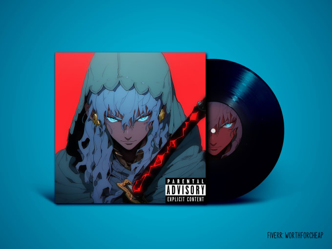 Gig Preview - Create custom anime cartoon album cover art