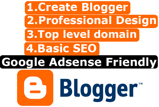 Bestseller - create and design your blogger website with setup domain