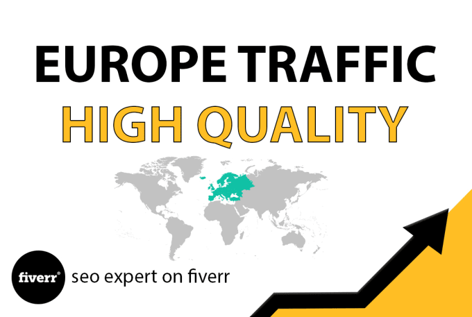 Gig Preview - Drive keyword target europe website traffic with low bounce